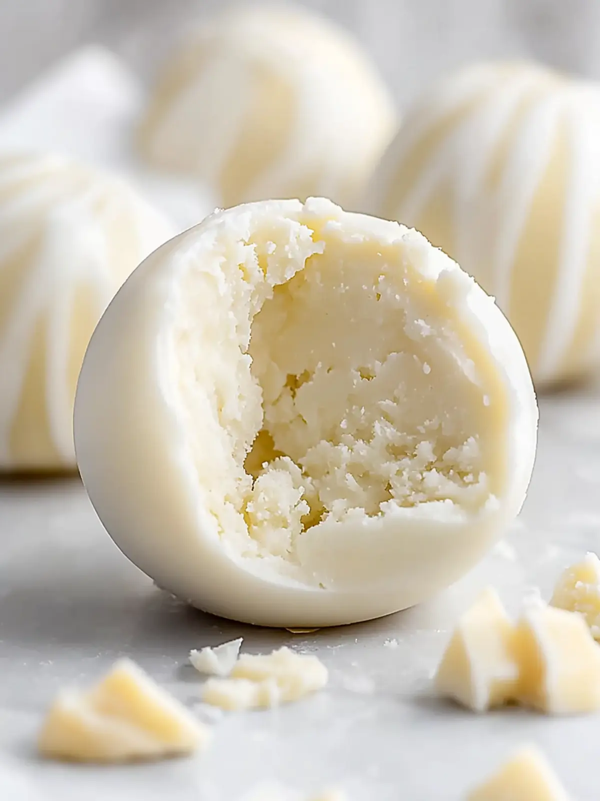 Smooth White Chocolate Truffles