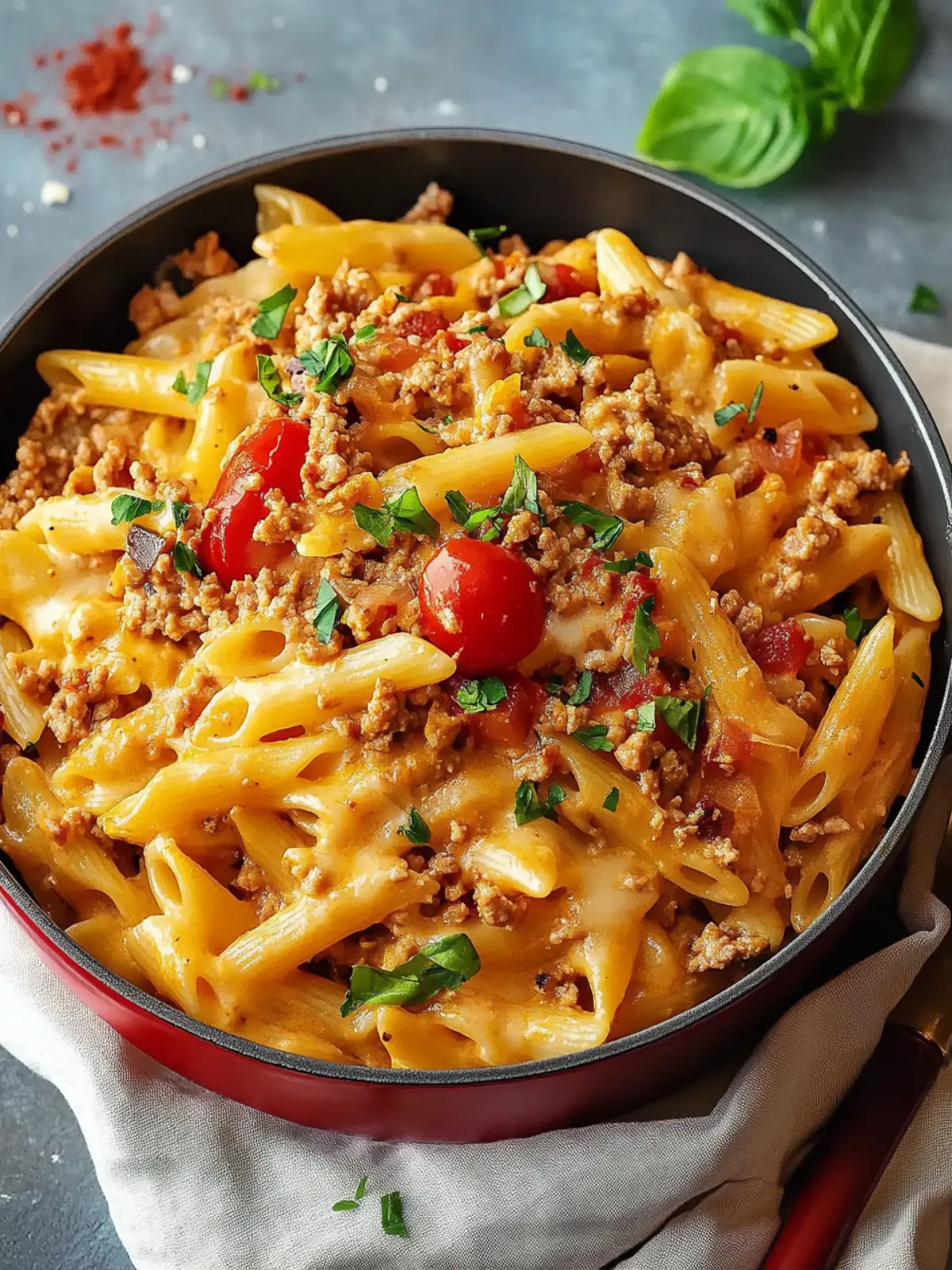 Rich Ground Turkey Pasta