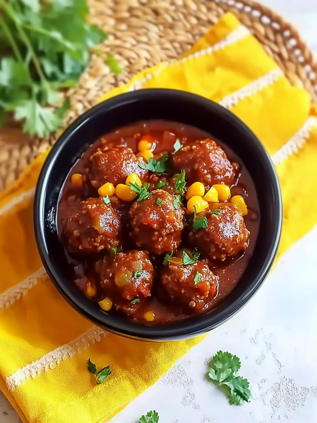 Slow Cooker Chili Meatballs