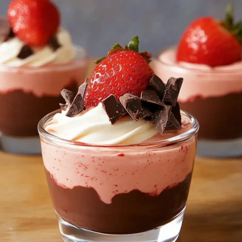 Chocolate-Covered Strawberry Mousse