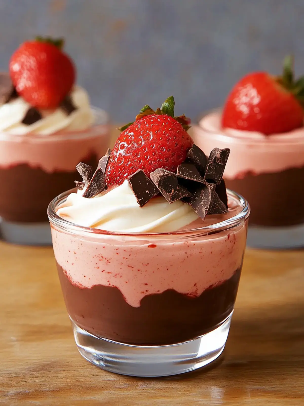 Chocolate-Covered Strawberry Mousse