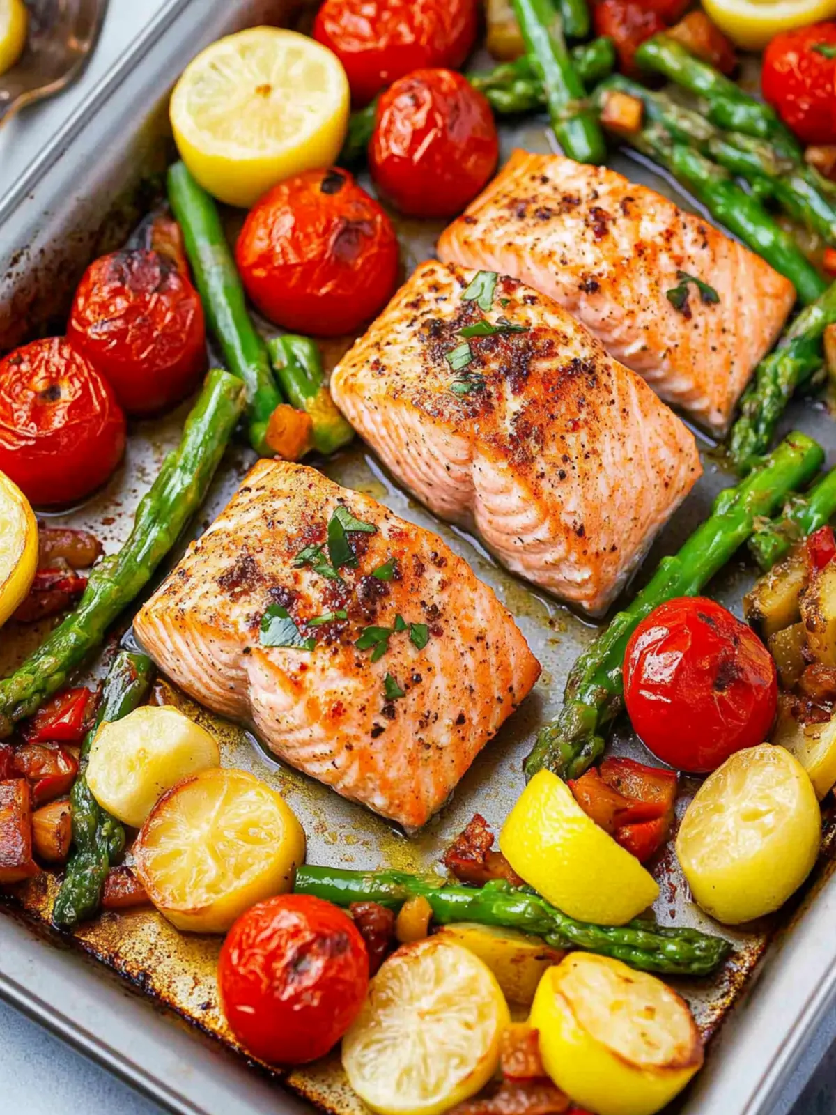 Sheet‑Pan Salmon & Vegetables recipe