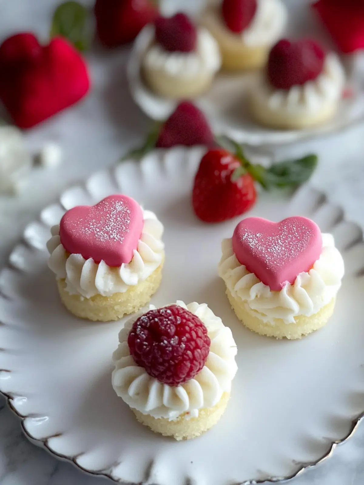 Mini Heart Cakes