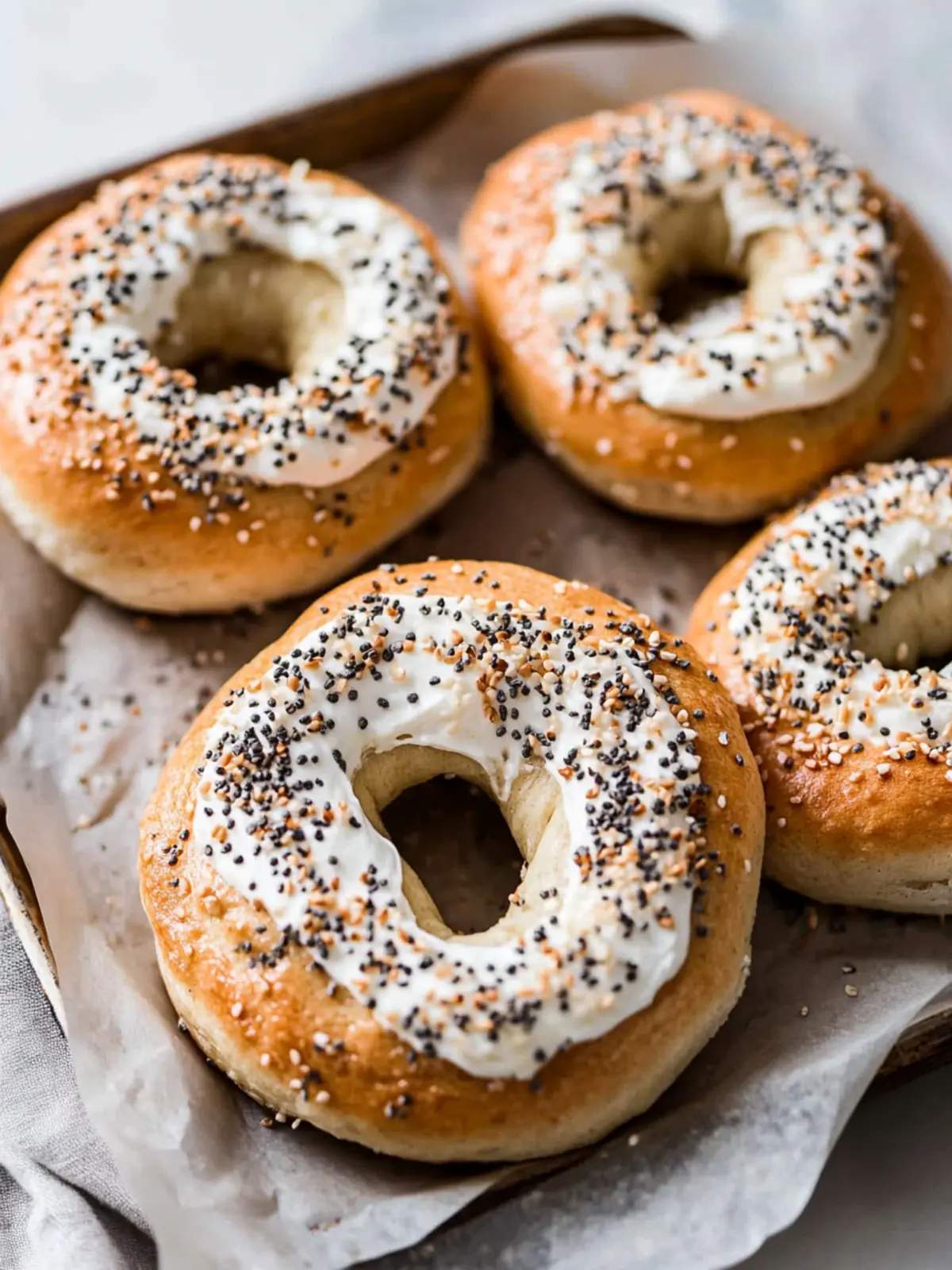 protein bagels with greek yogurt