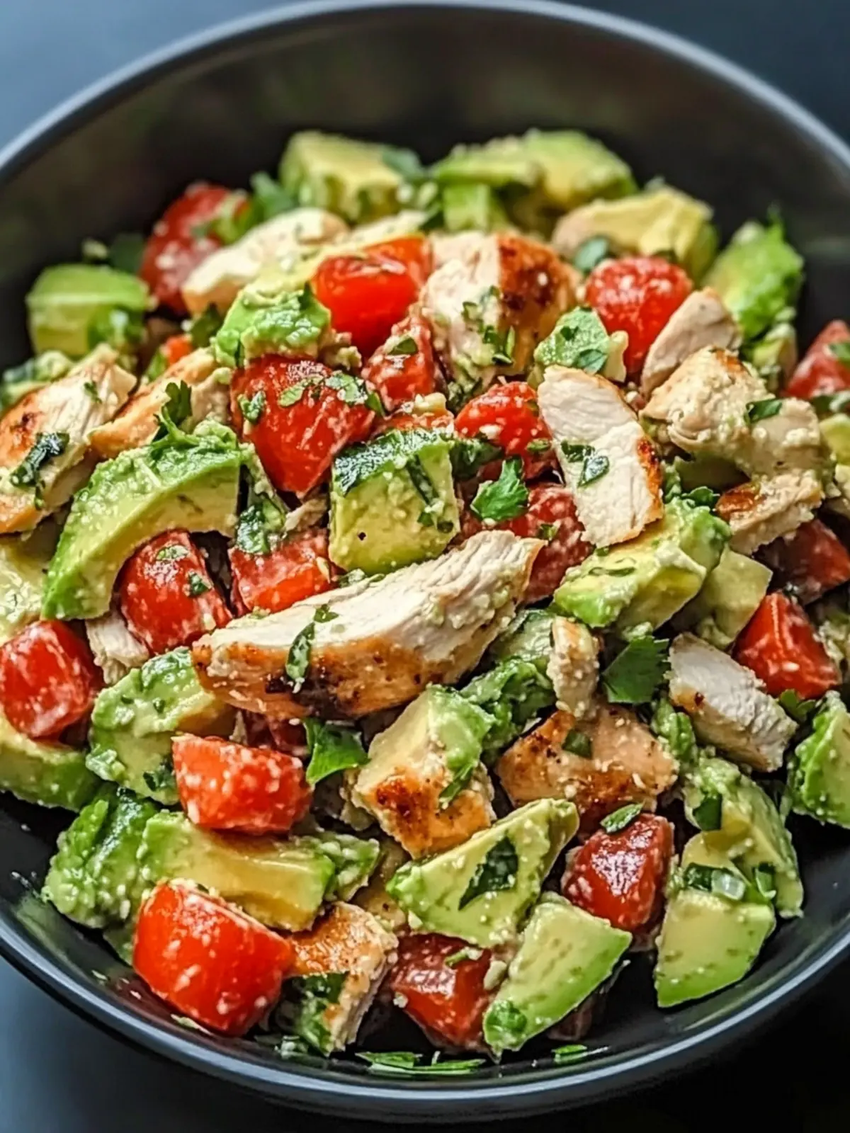 Healthy Avocado Chicken Salad