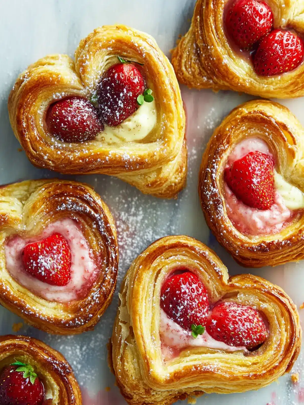 Strawberry Palmiers