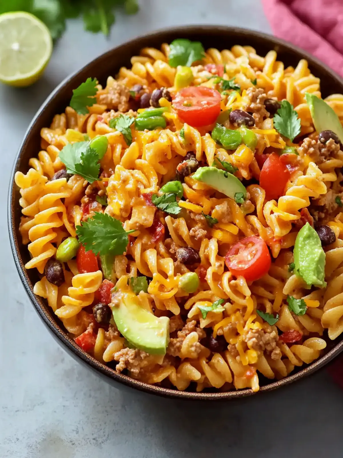Quick Taco Pasta Salad