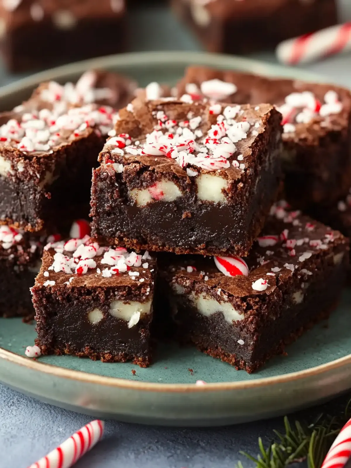 Fudgy Peppermint Brownies