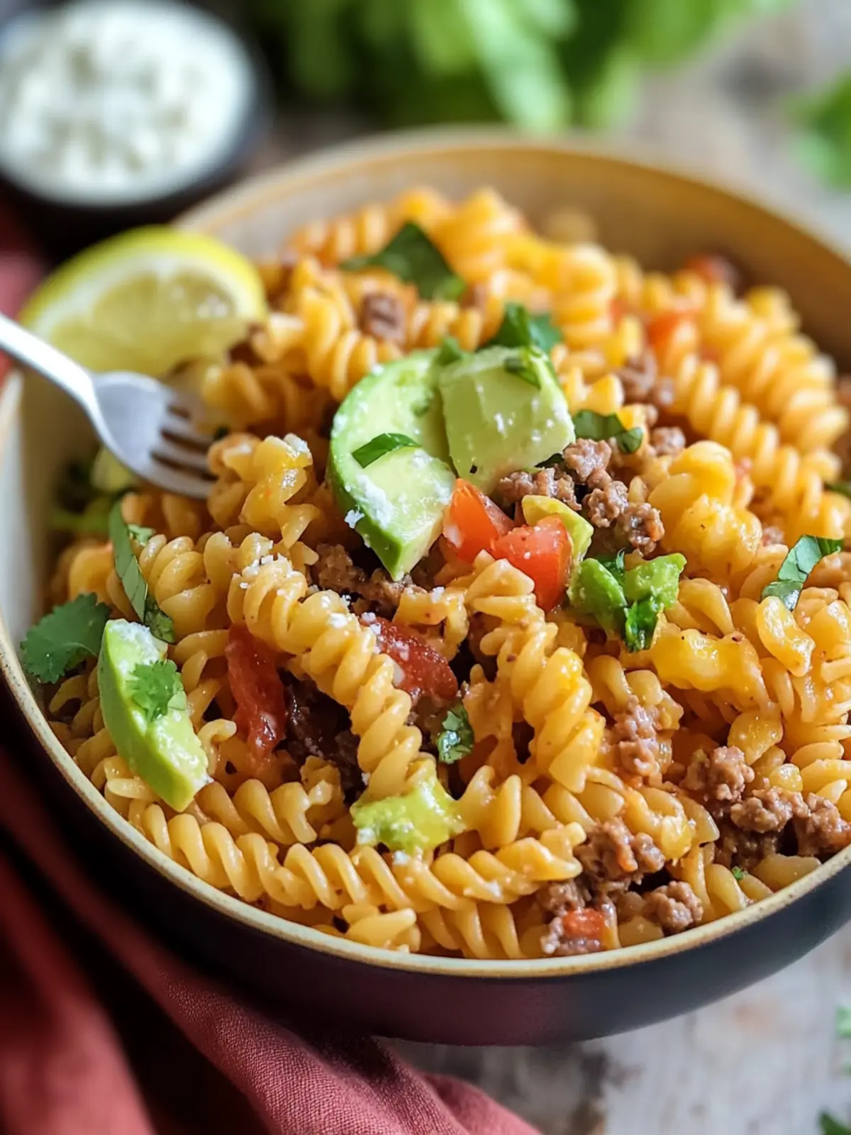 Quick Taco Pasta Salad
