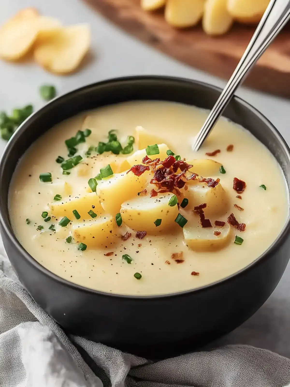 Simple Vegan Instant Pot Potato Soup