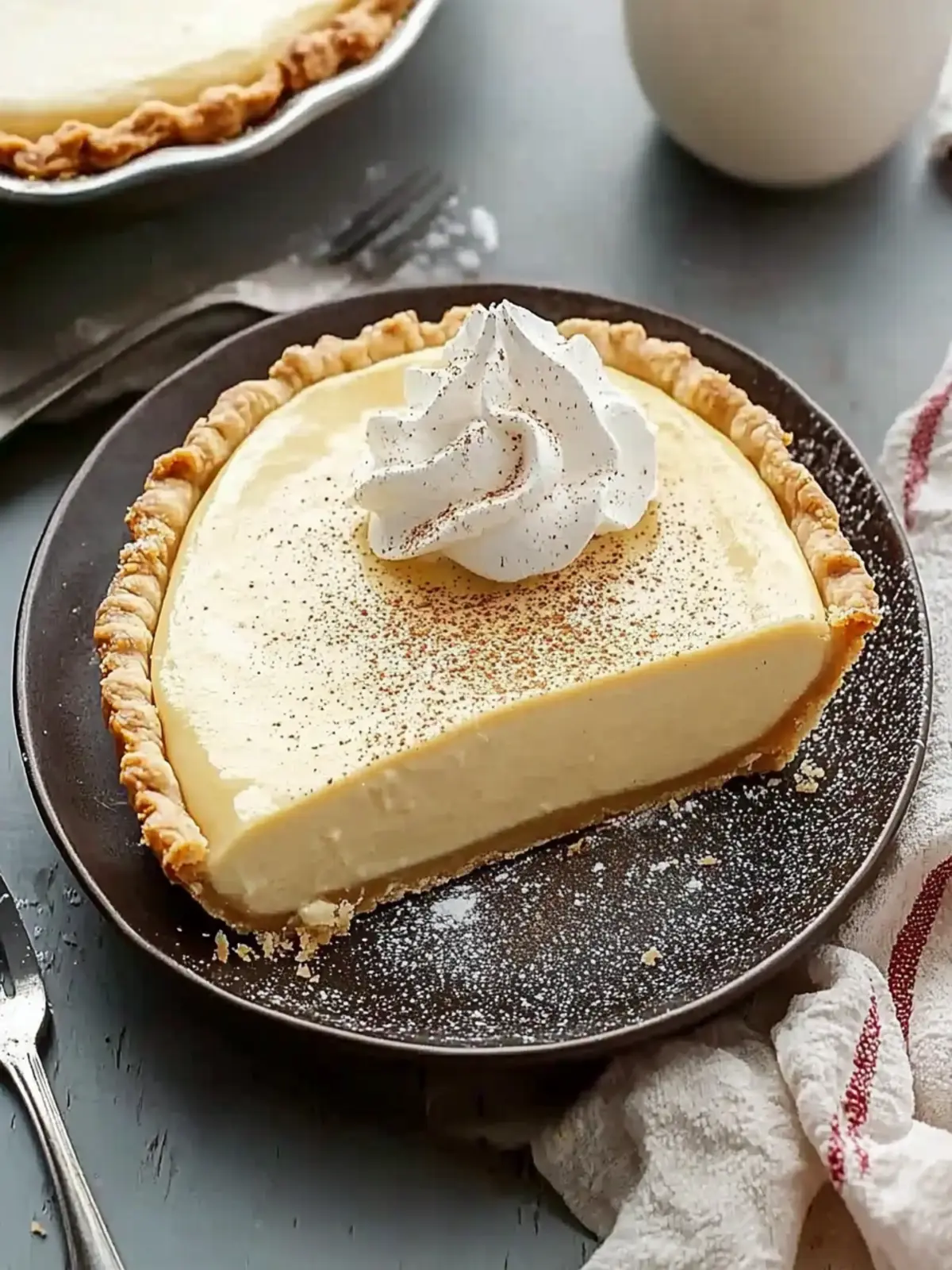 Best Eggnog Pie
