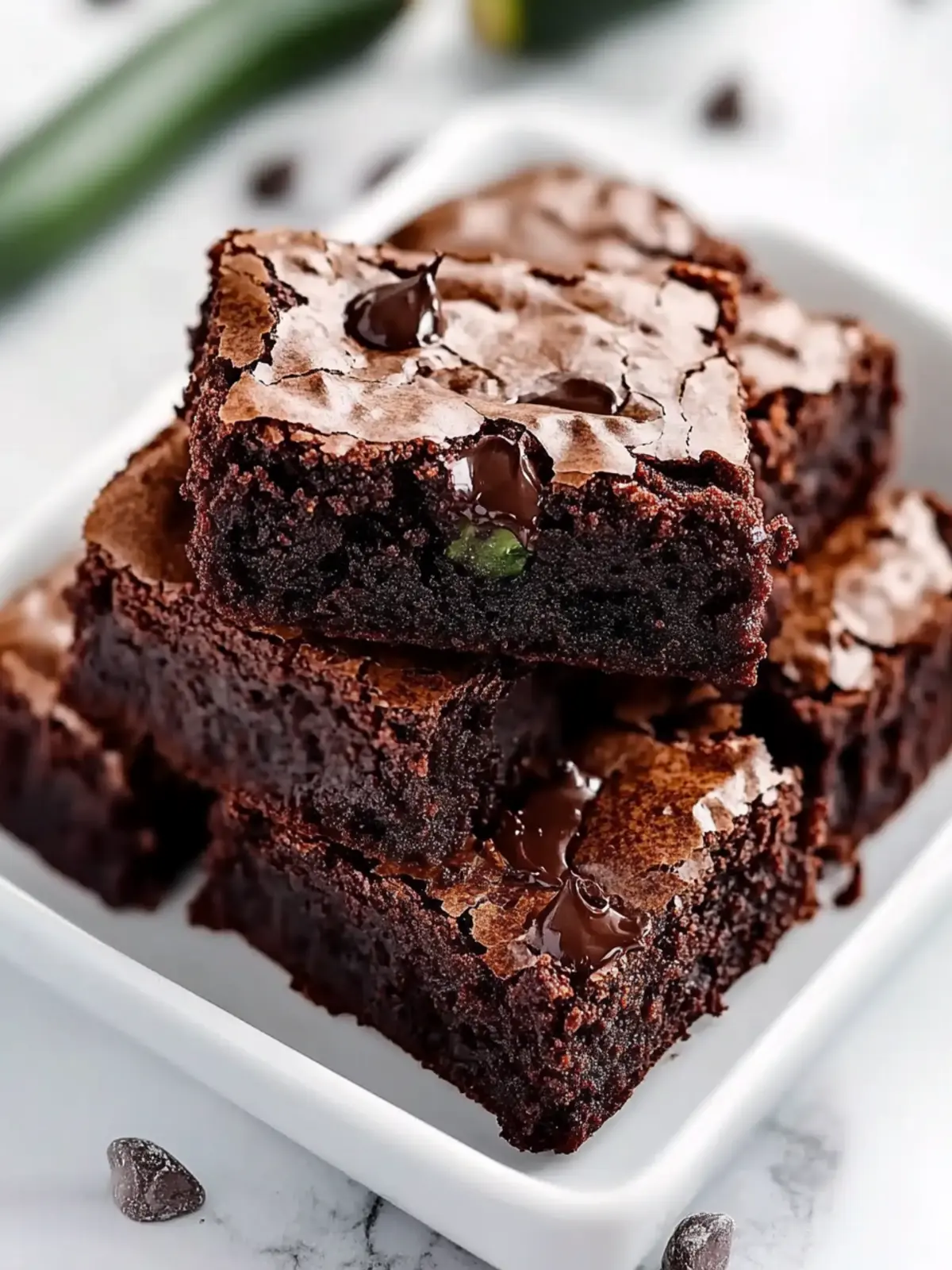Low Carb Gluten Free Keto Zucchini Brownies