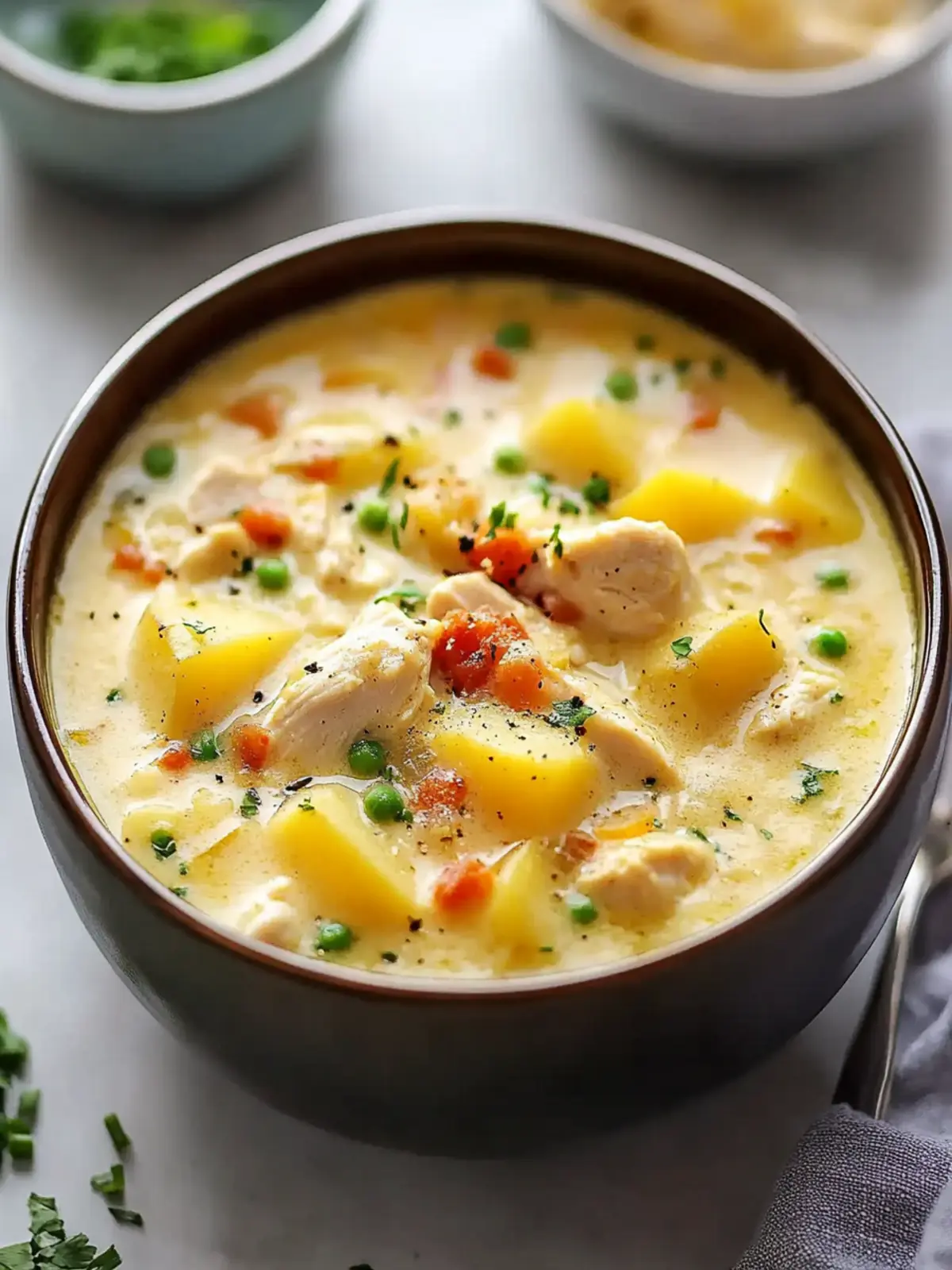 Loaded Chicken Potato Soup