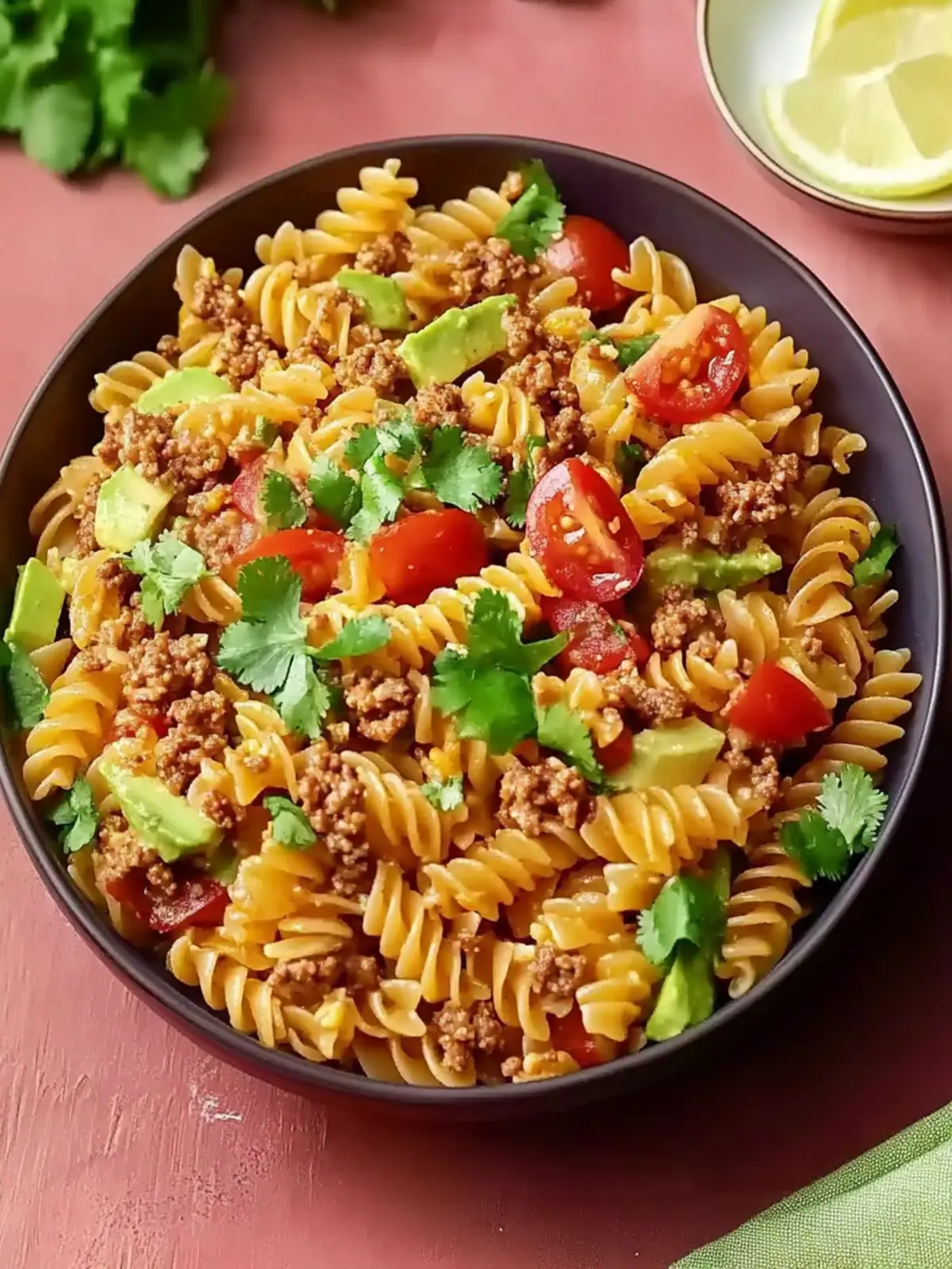 Quick Taco Pasta Salad