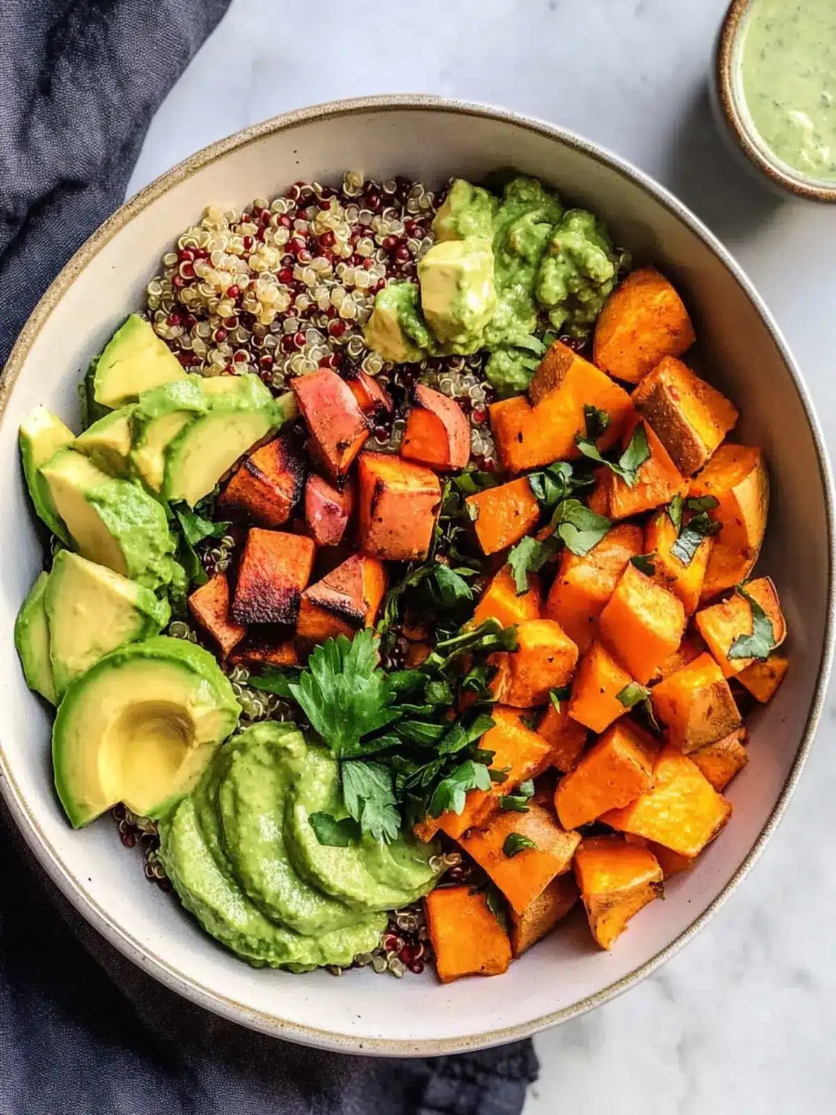 Plant-Based Power Bowl: Sweet Potatoes & Quinoa Bliss