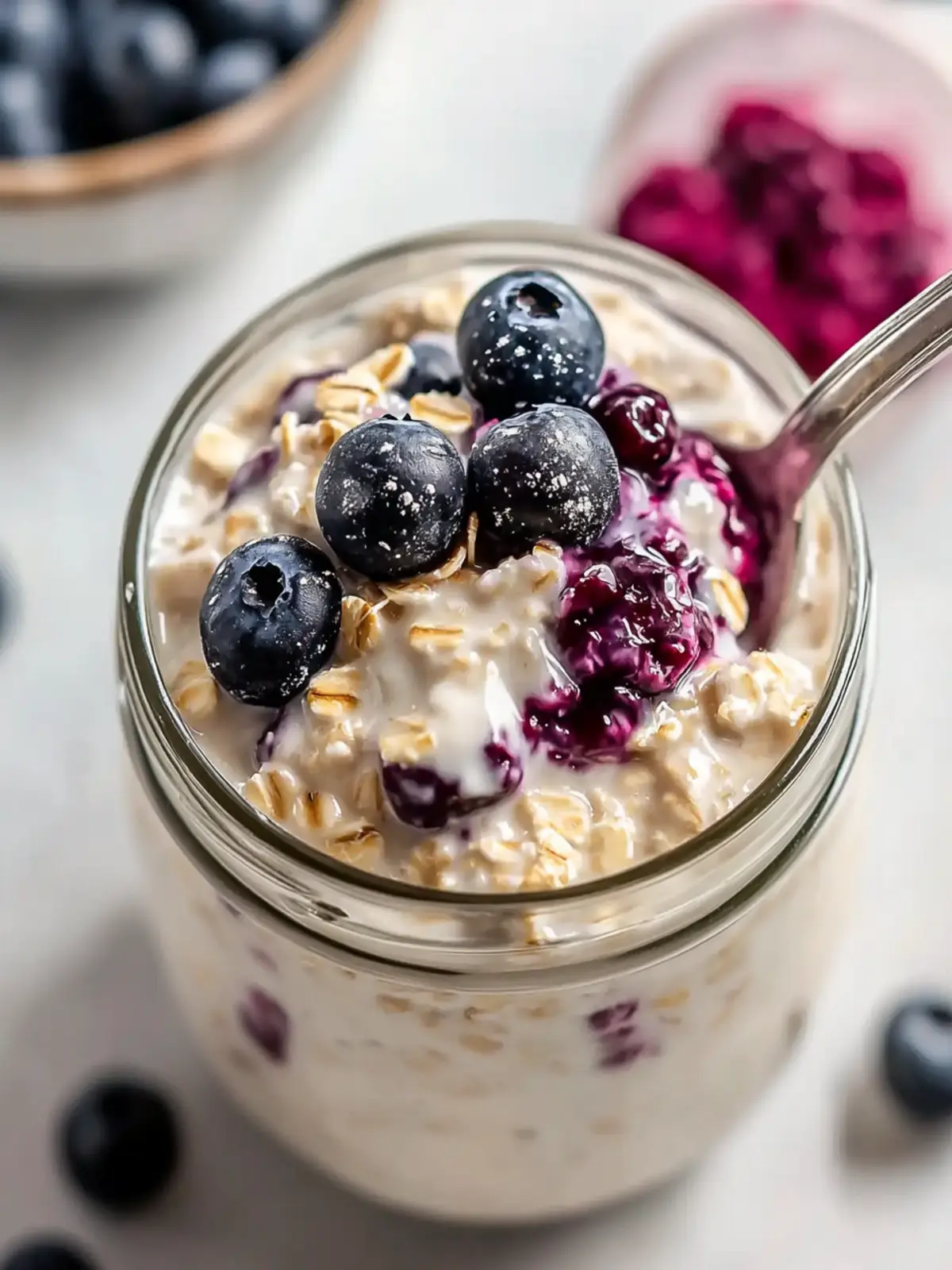 Creamy Healthy Overnight Oats