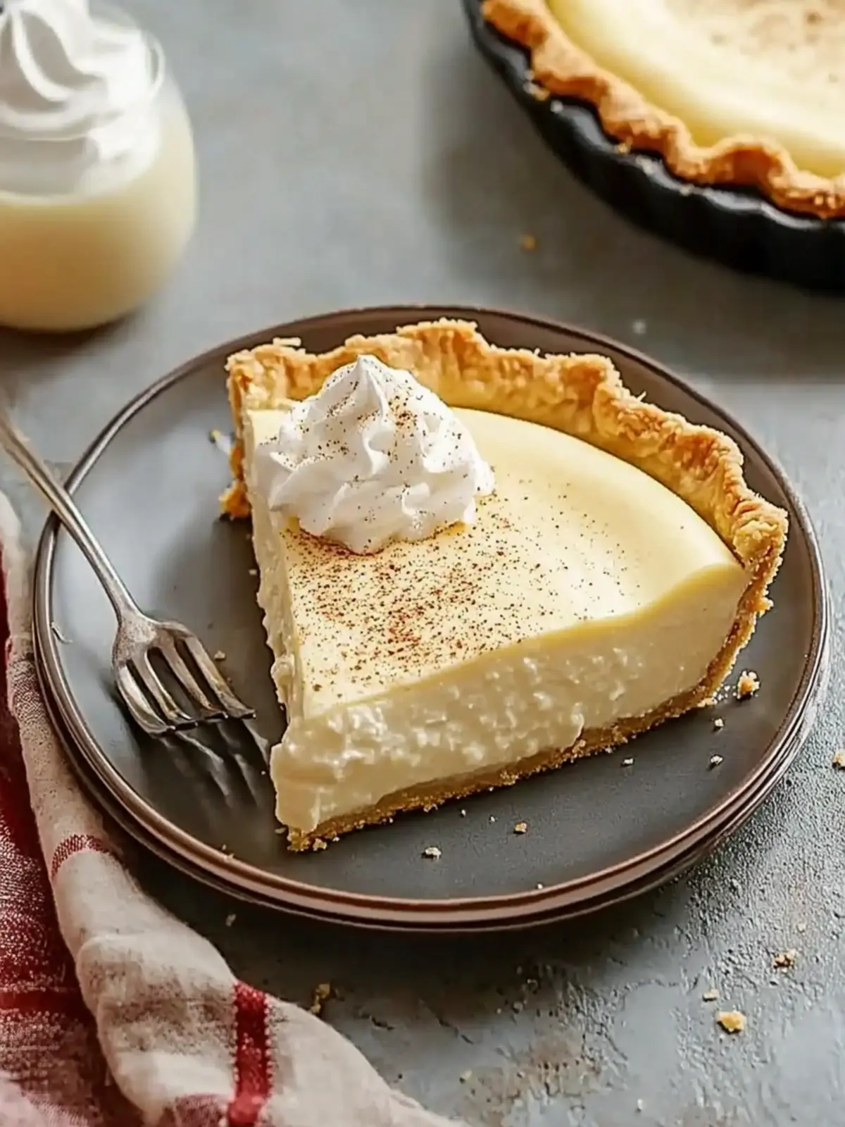 Best Eggnog Pie