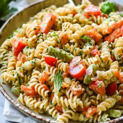 high protein pasta salad