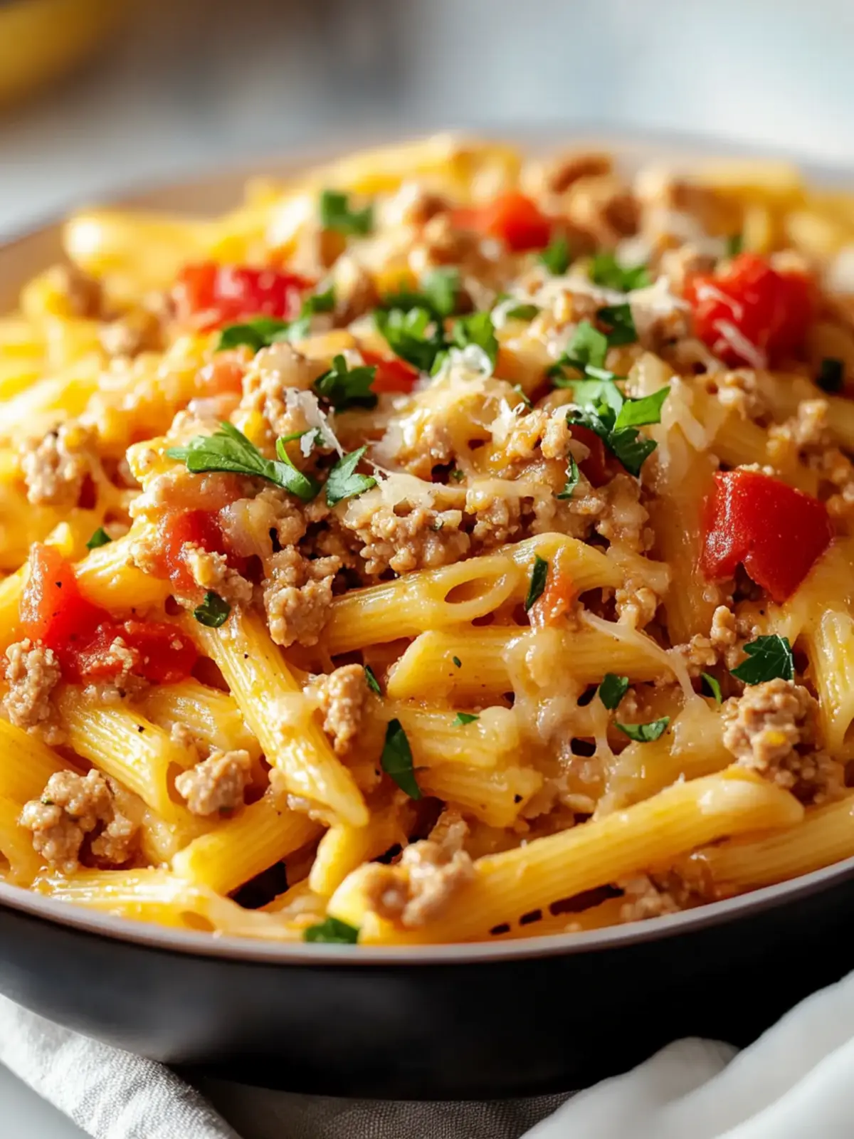 Rich Ground Turkey Pasta