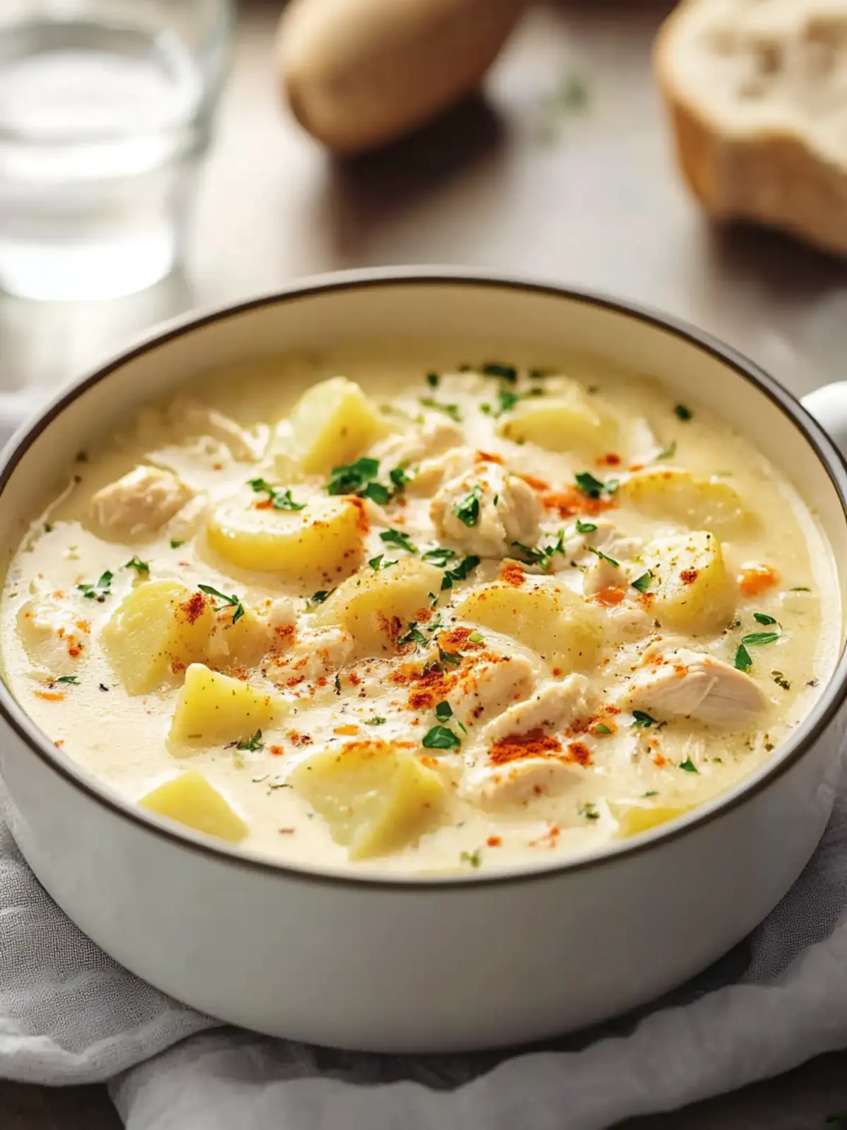 Loaded Chicken Potato Soup