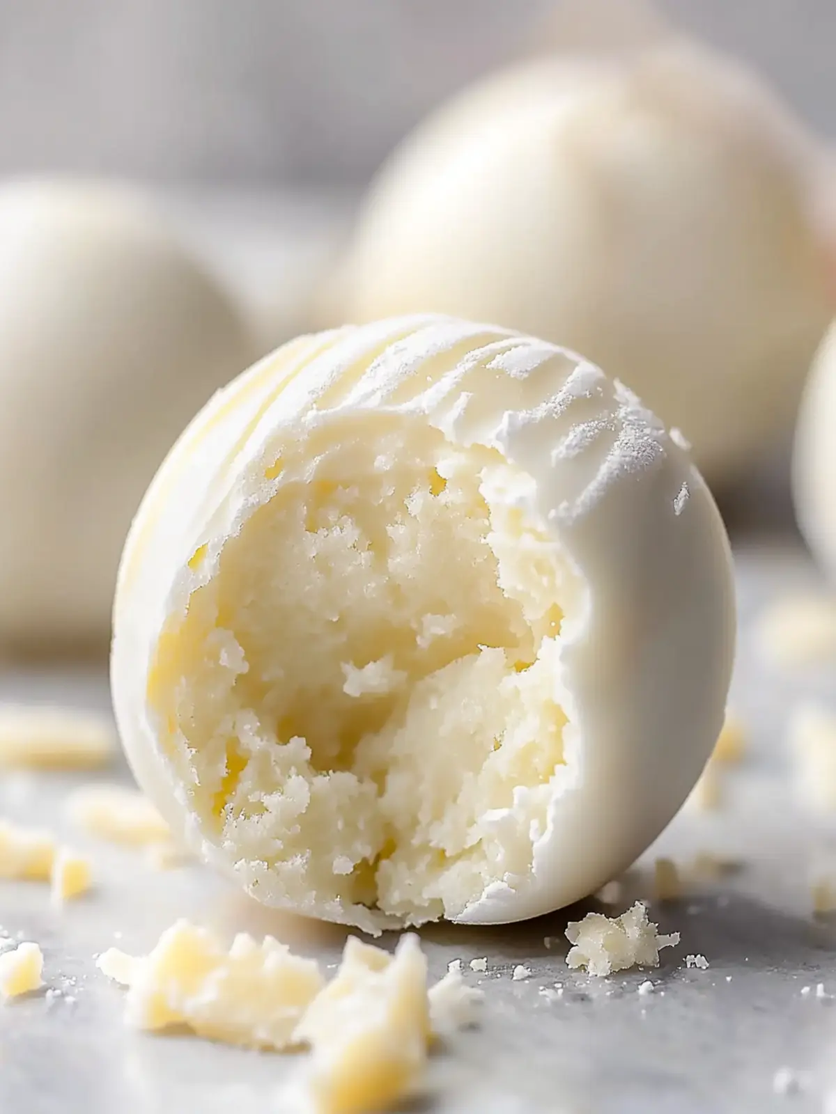 Smooth White Chocolate Truffles