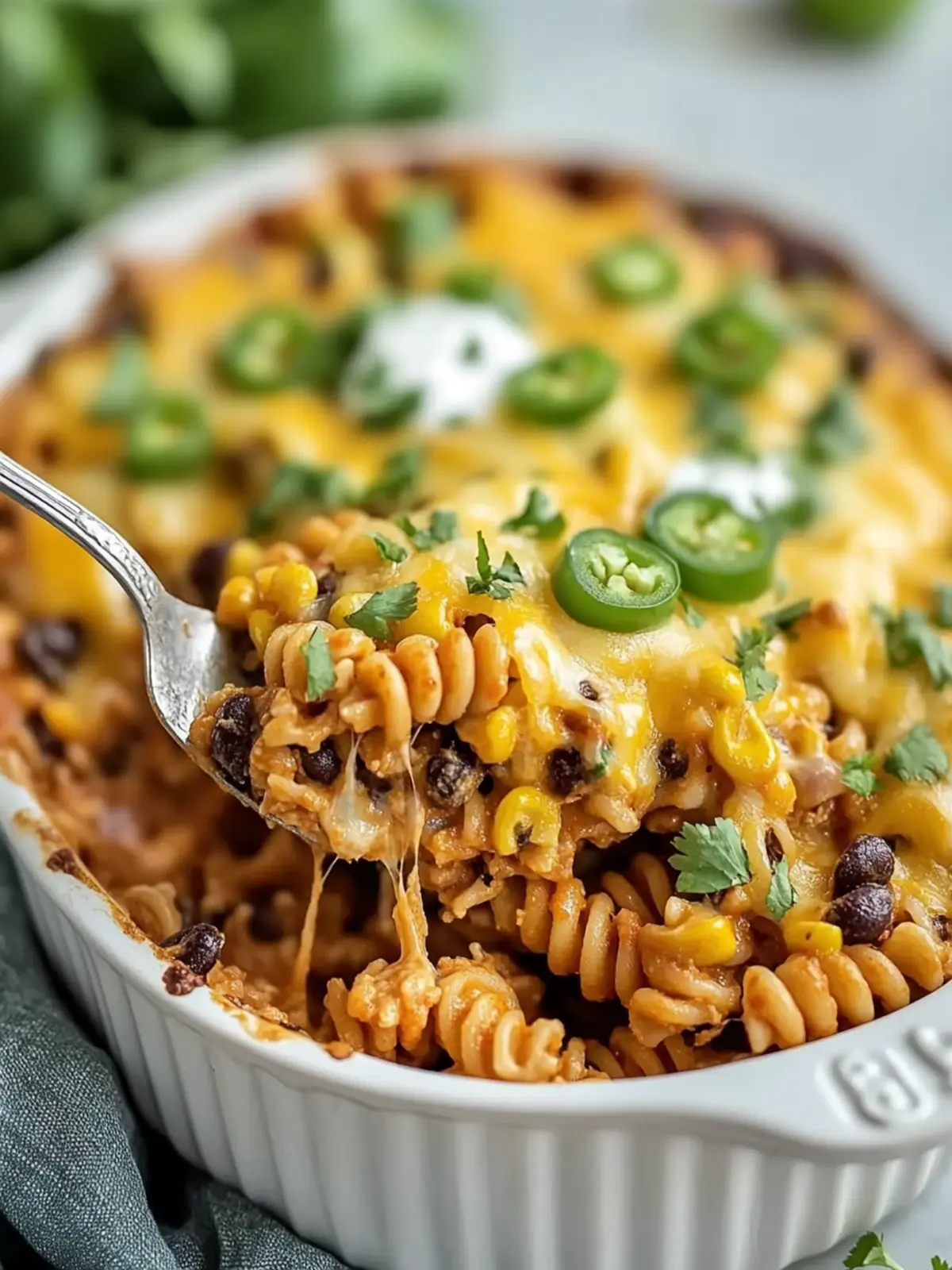 Loaded Taco Pasta Bake