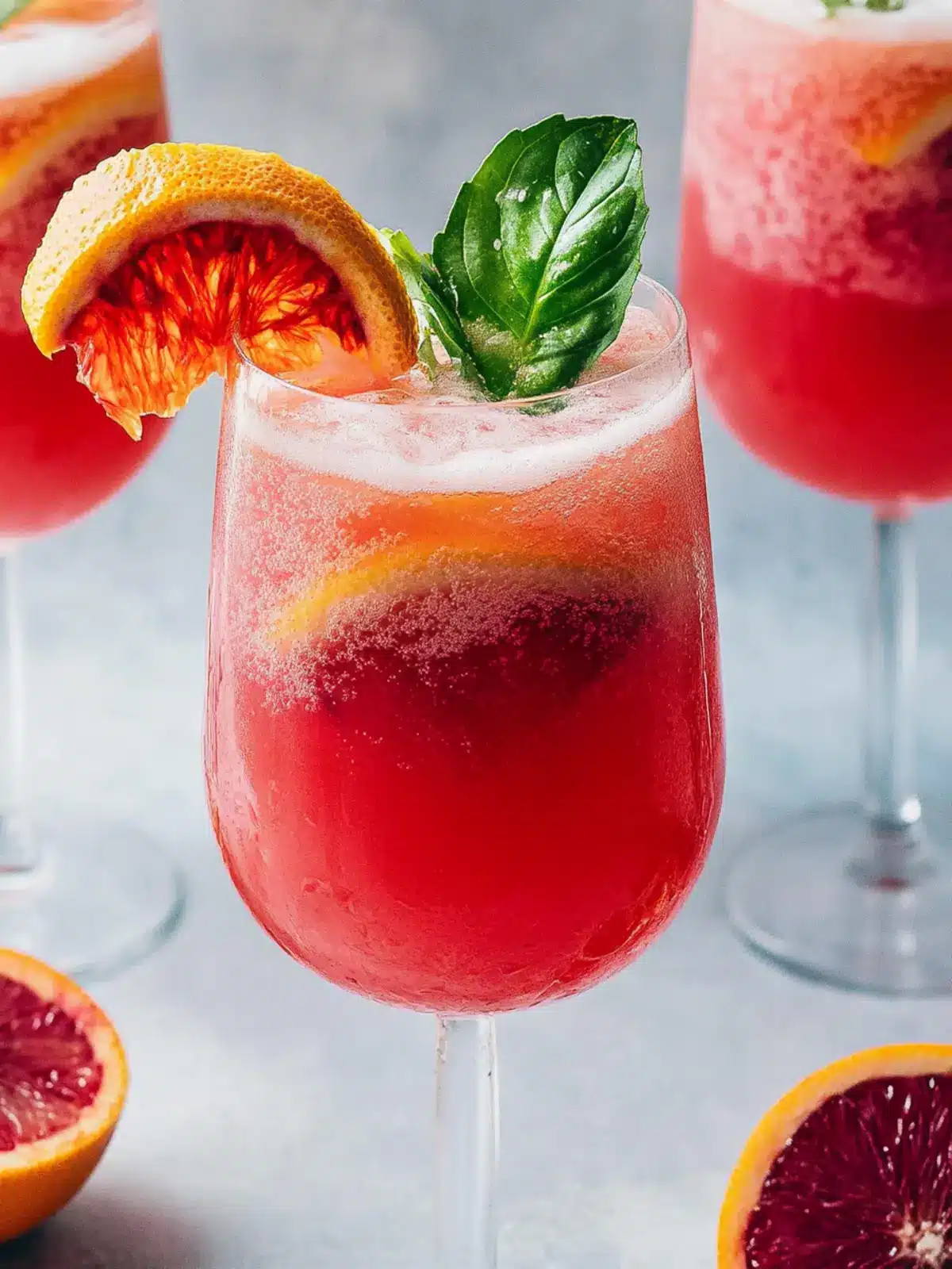 Blood Orange Mocktail Spritzer