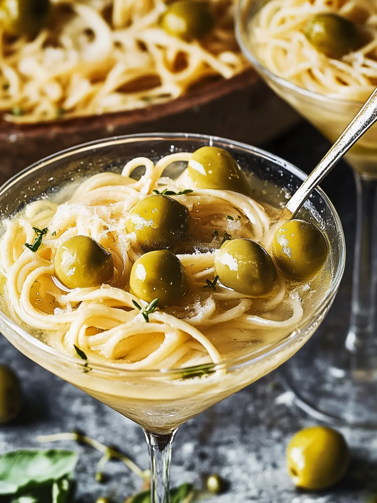 Dirty Martini Pasta