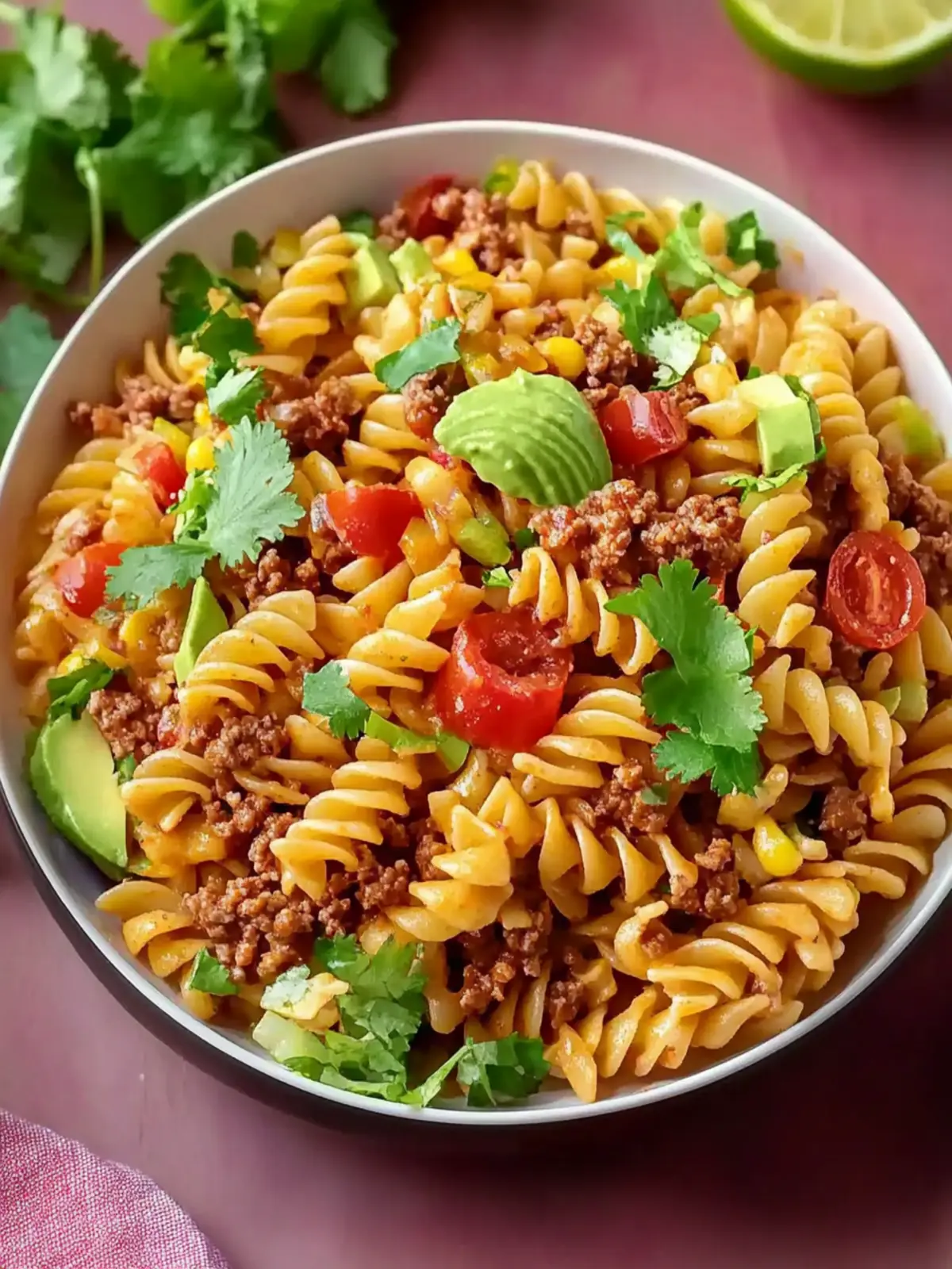 Quick Taco Pasta Salad
