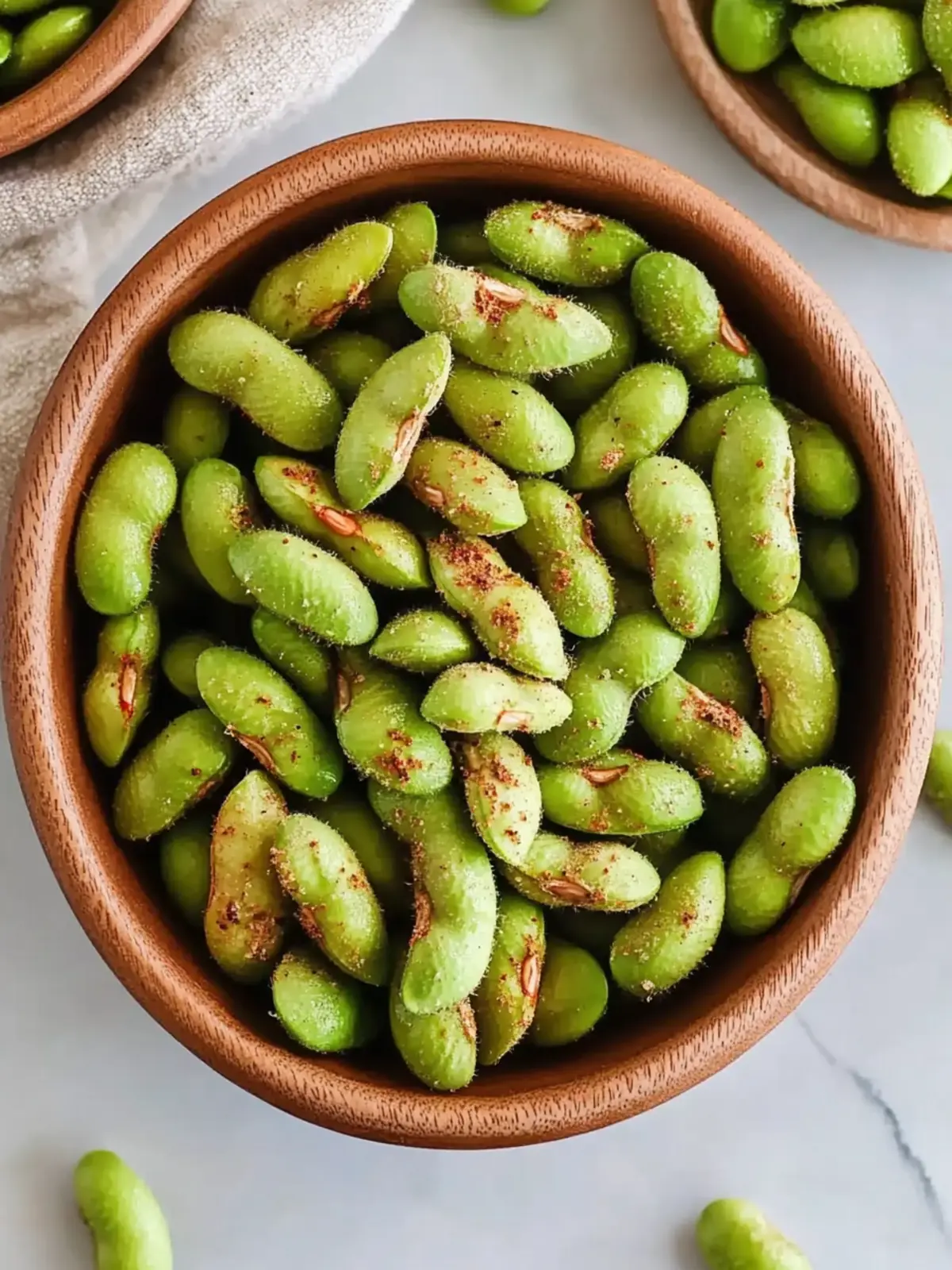 Crunchy Air Fryer Roasted Edamame