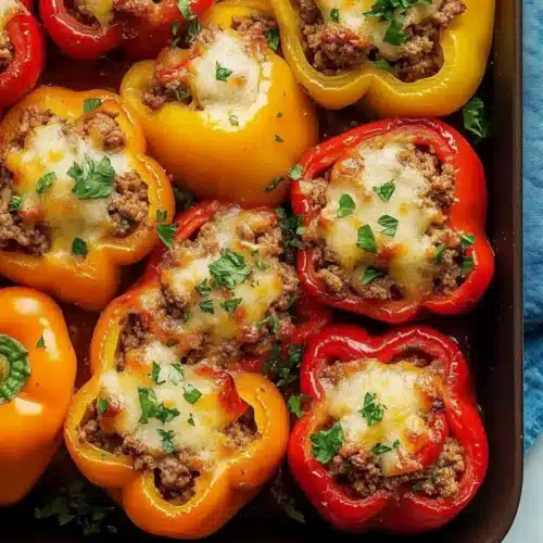Stuffed Peppers with Ground Beef
