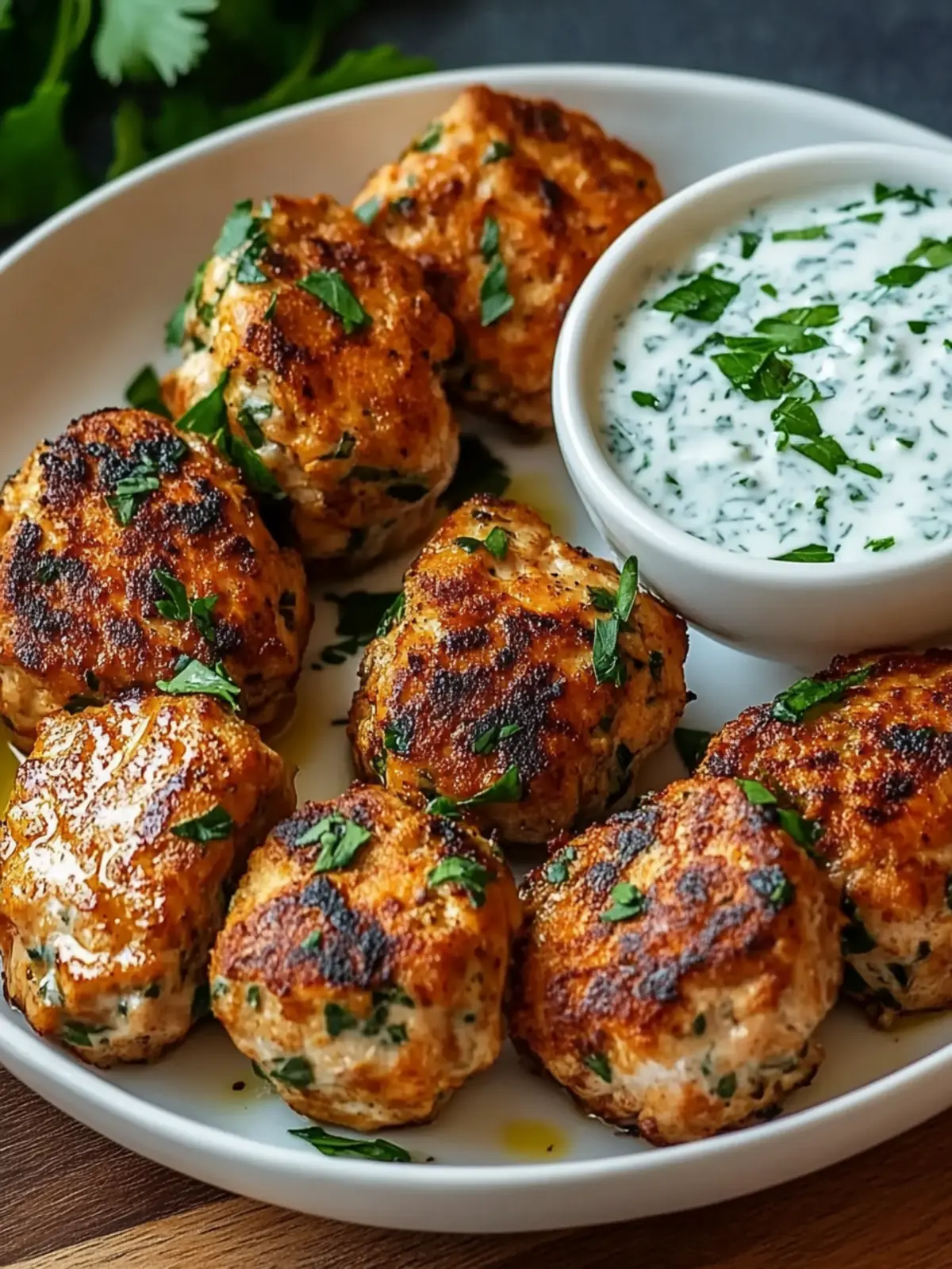 chicken kofta garlic yogurt sauce recipe