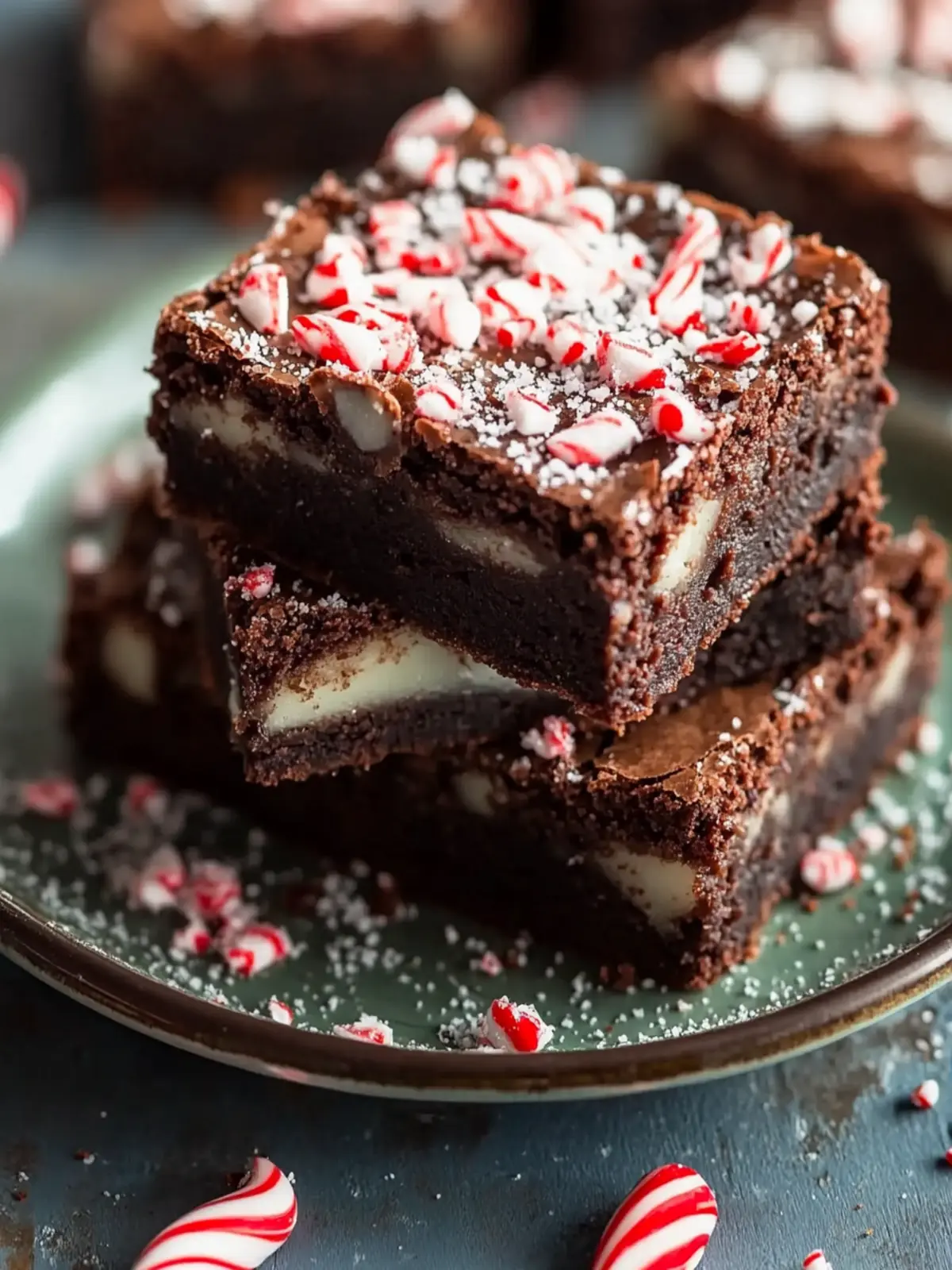 Fudgy Peppermint Brownies