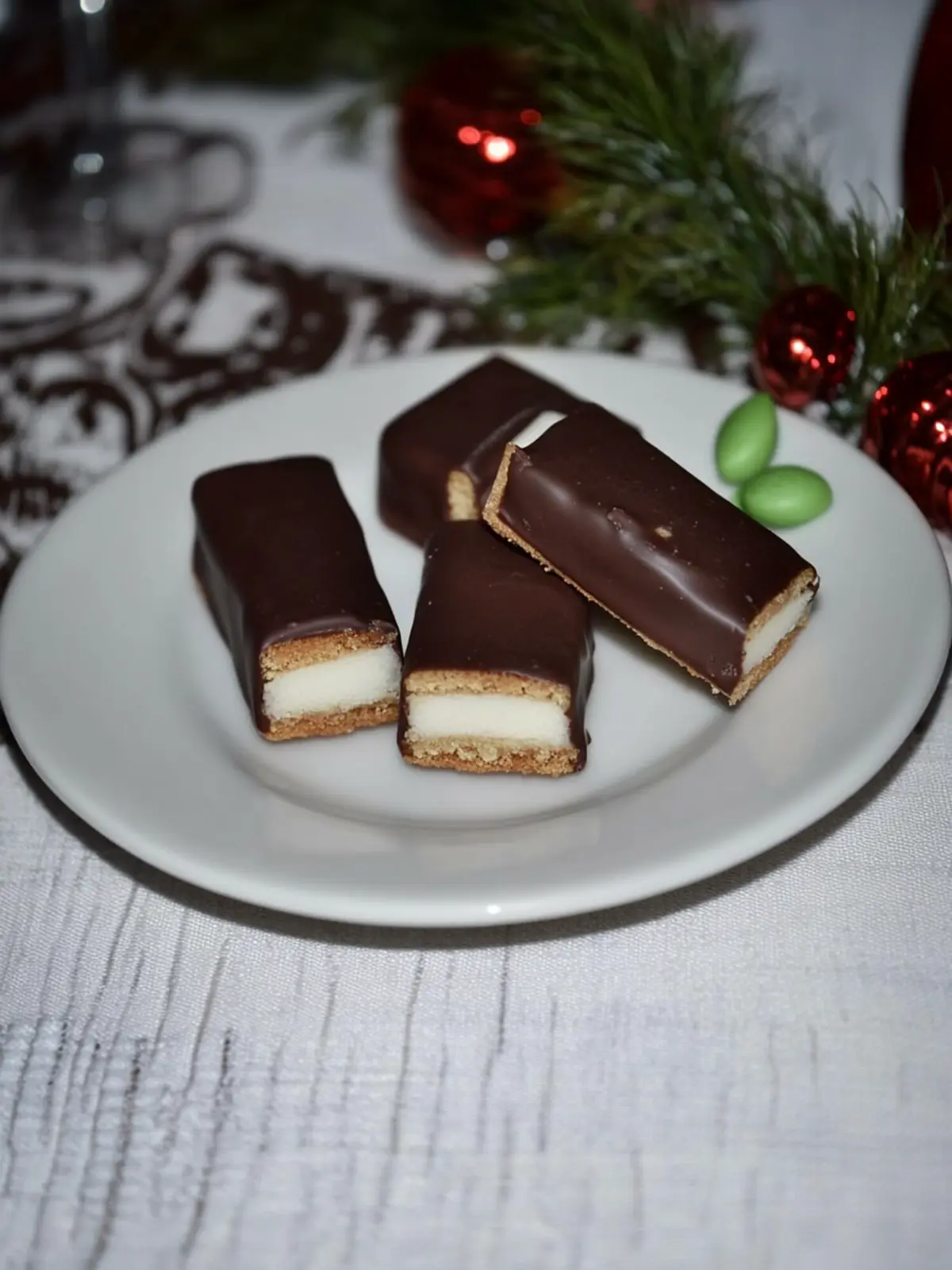 Chocolate‑Dipped Wafer Cookies recipe