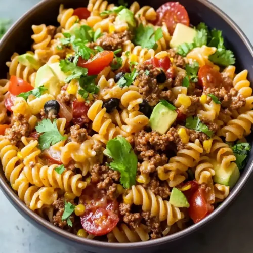 Quick Taco Pasta Salad