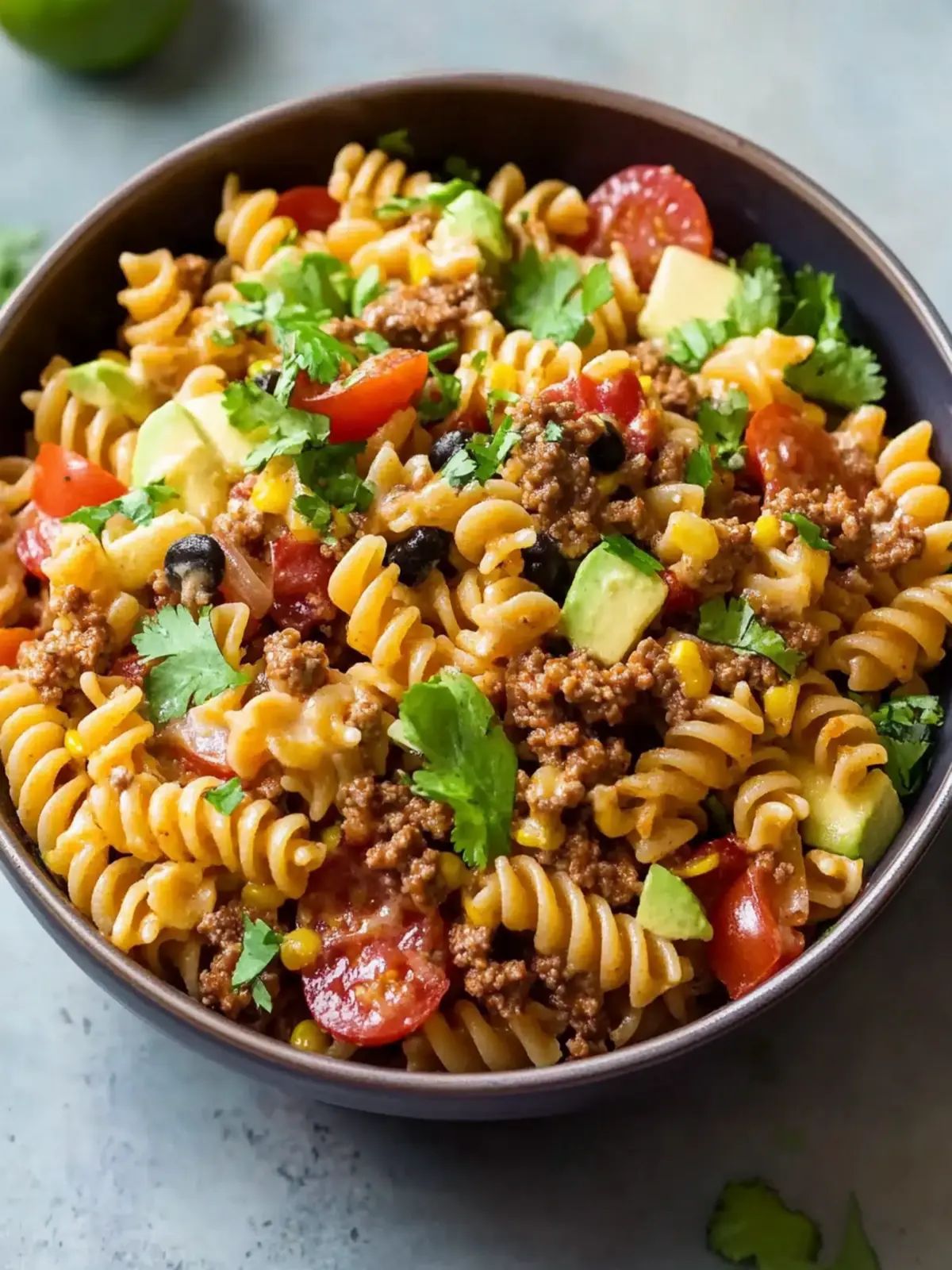 Quick Taco Pasta Salad