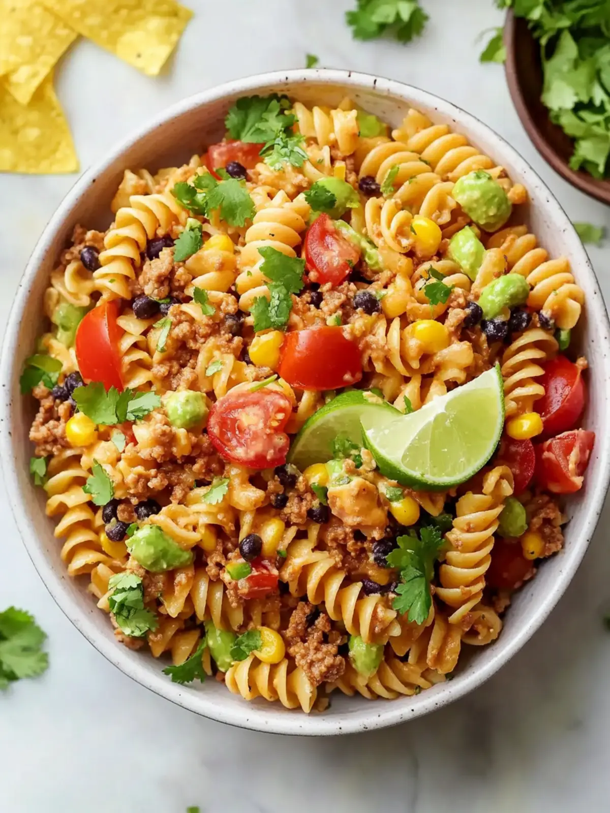 Quick Taco Pasta Salad