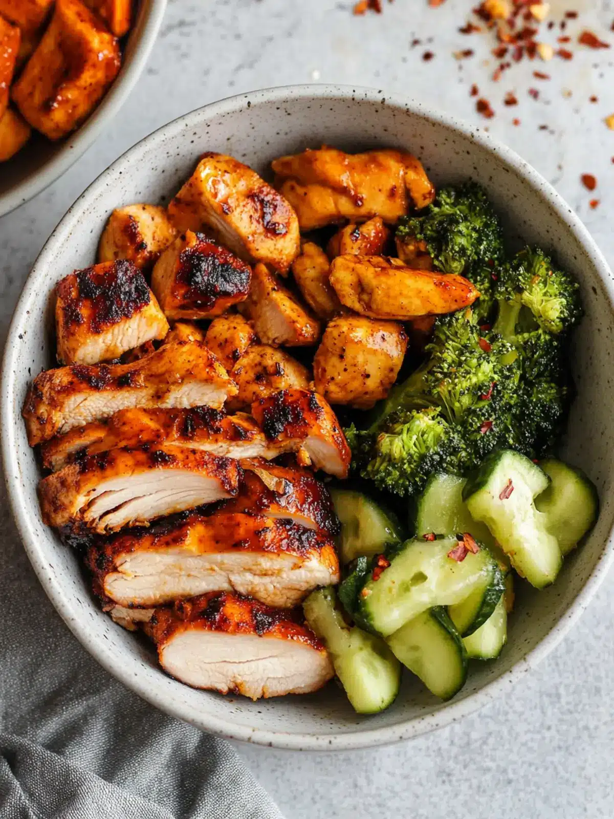 Hot Honey Chicken Bowls