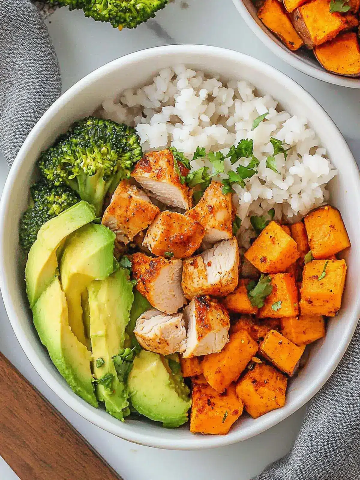 Cajun Chicken & Sweet Potato Bowls