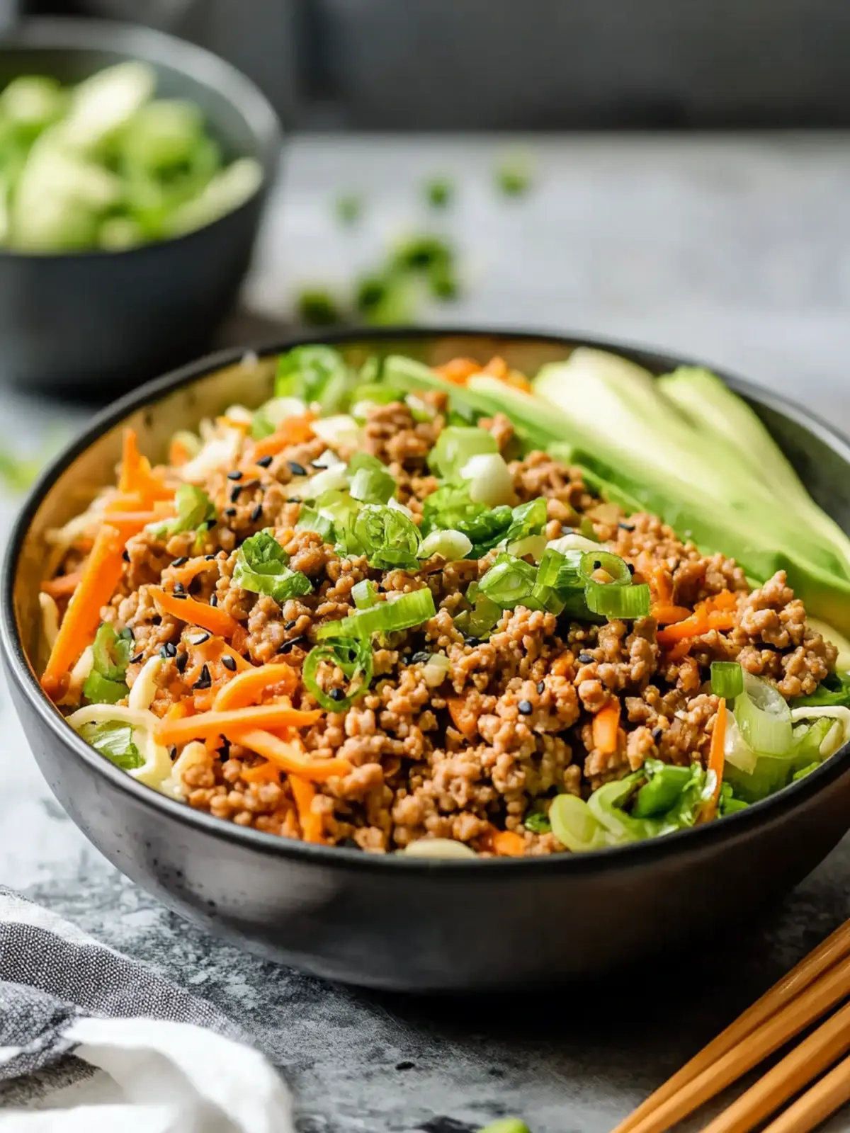 Dairy-Free Ground Turkey Egg Roll in a Bowl