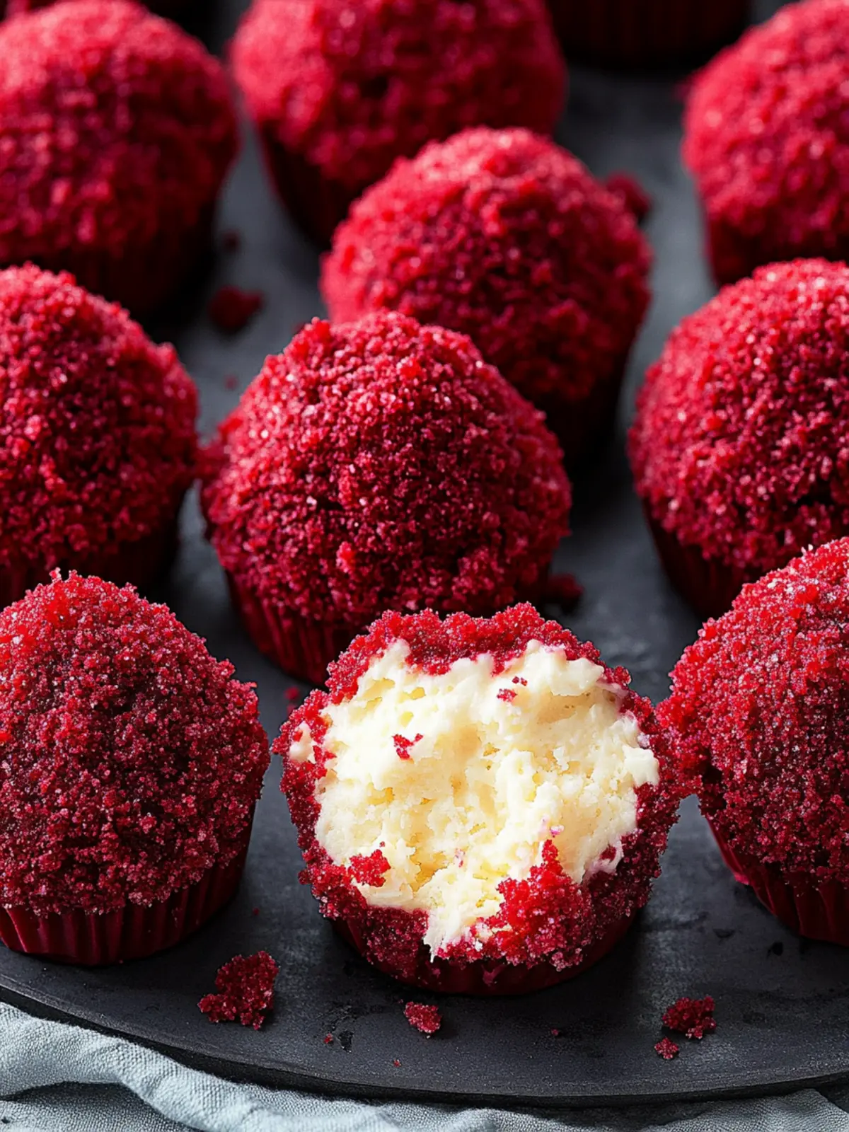 Red Velvet Cheesecake Bites