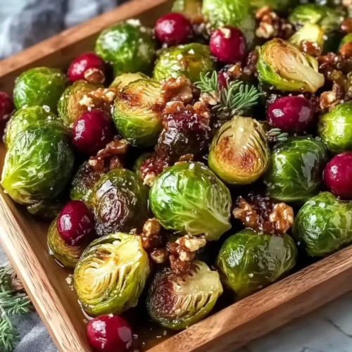 Caramelized Roasted Brussels Sprouts