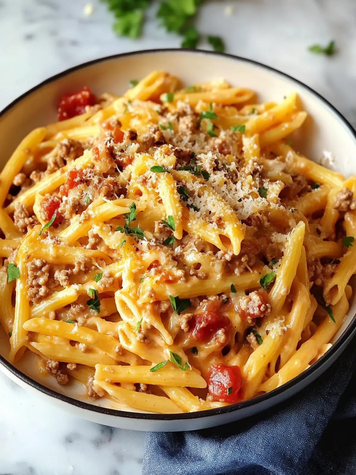 Rich Ground Turkey Pasta