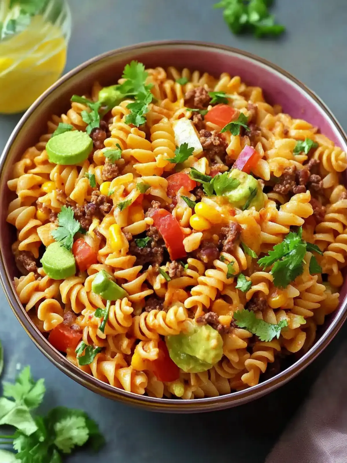 Quick Taco Pasta Salad