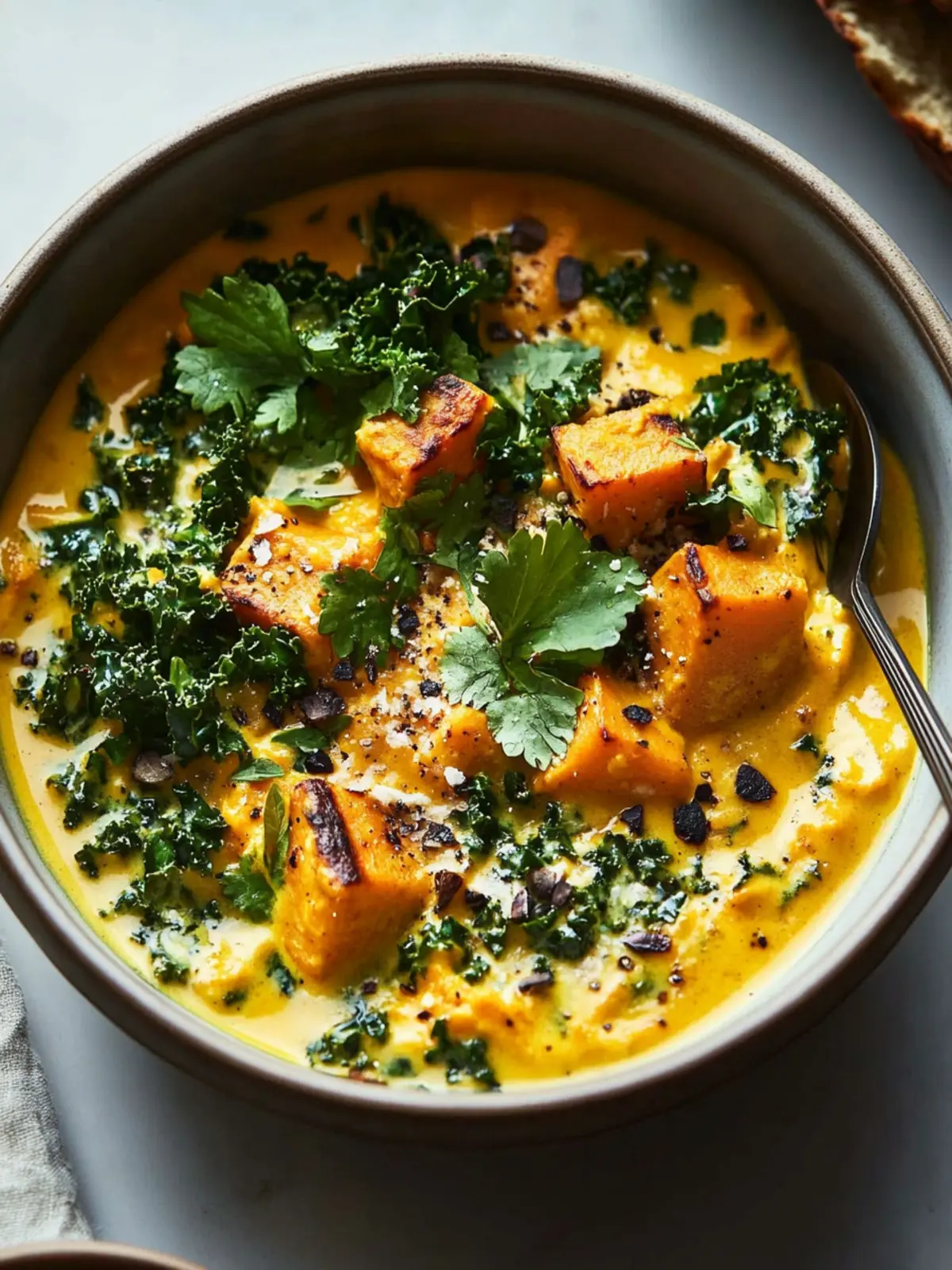 Sweet Potato Kale Coconut recipe