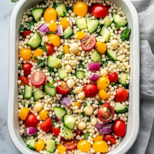 Vegetarian Mediterranean Couscous Salad Meal Prep