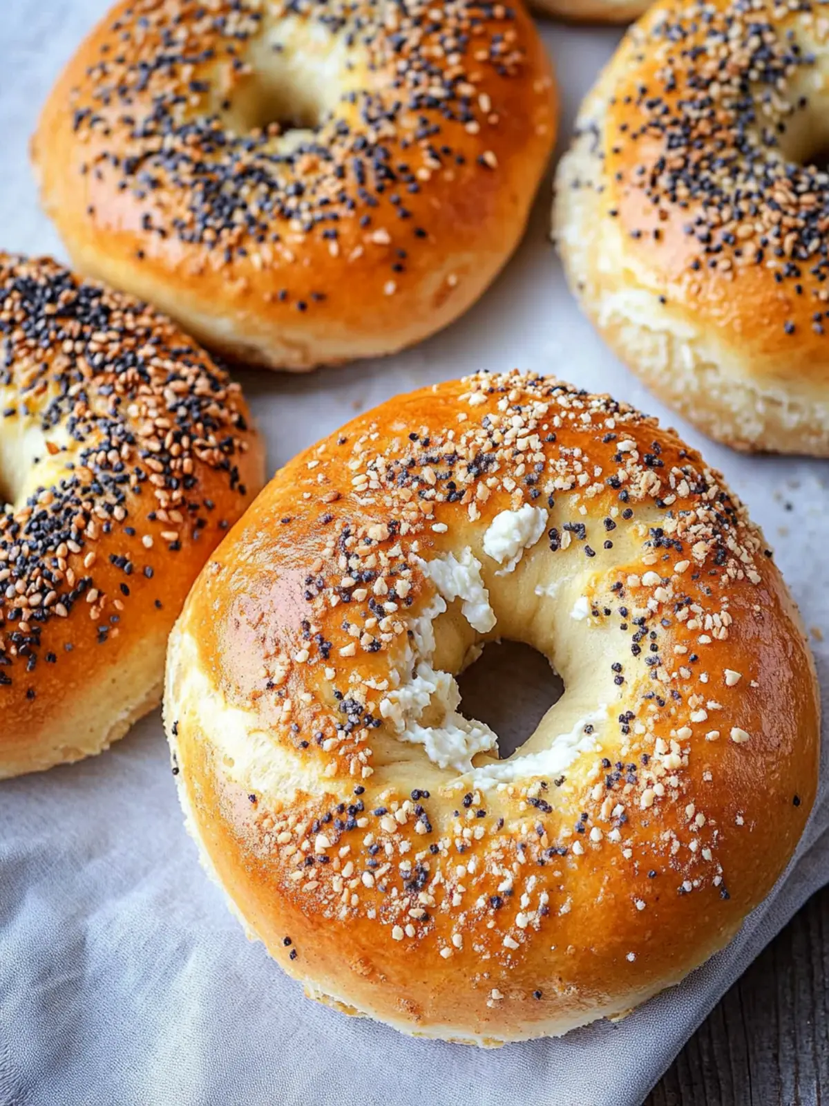cottage cheese bagels