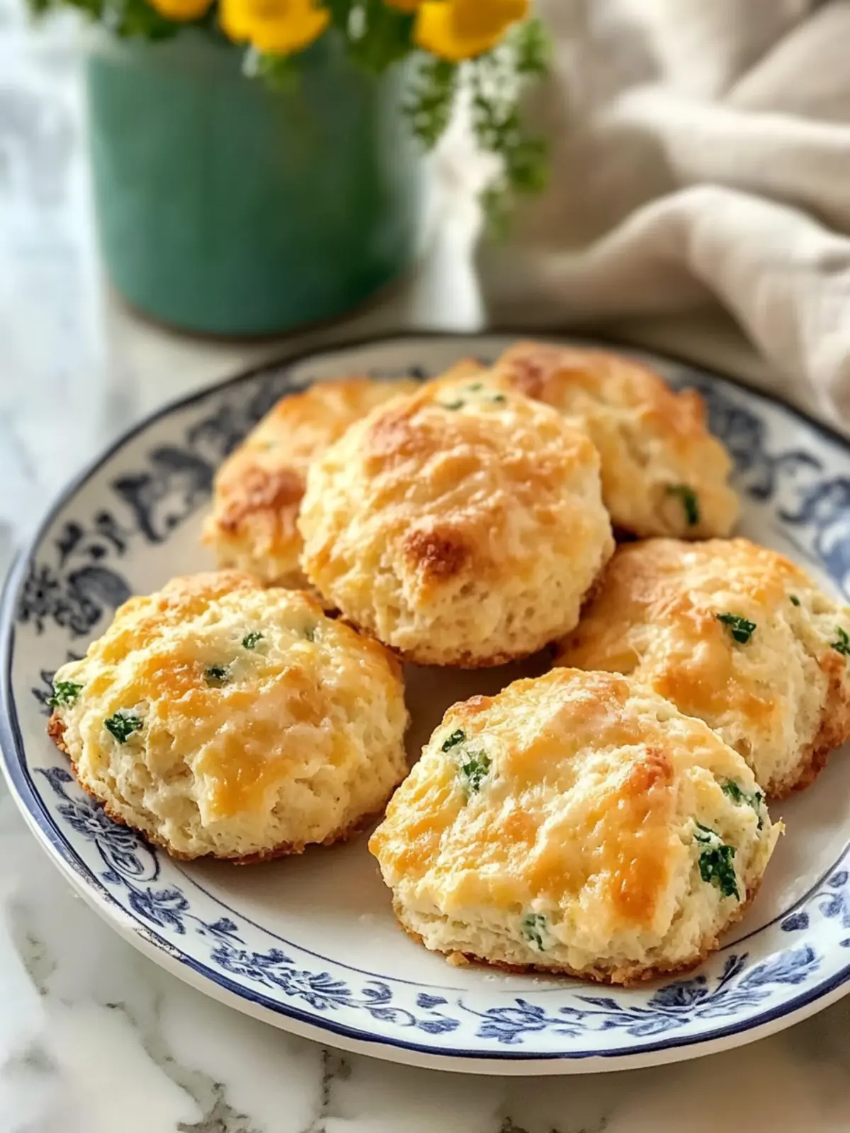 Hearty Cottage Cheese Breakfast Biscuits