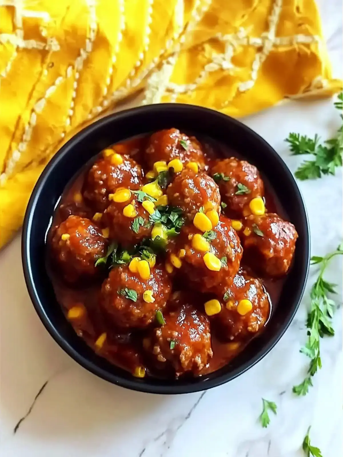 Slow Cooker Chili Meatballs