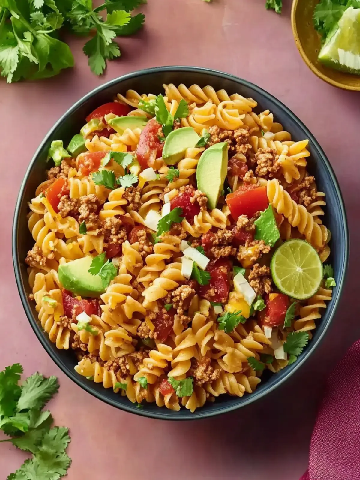 Quick Taco Pasta Salad
